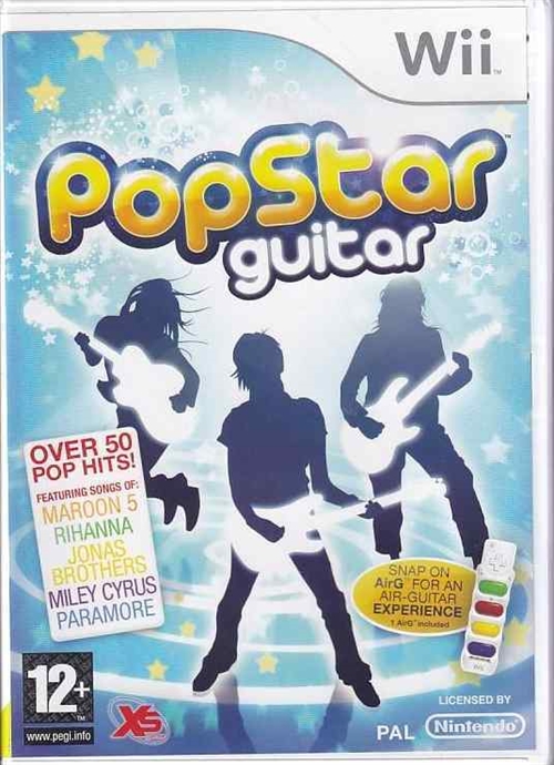 Popstar Guitar - Wii (B Grade) (Genbrug)